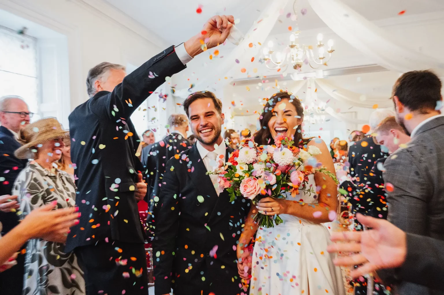 Pelham House ceremonies confetti