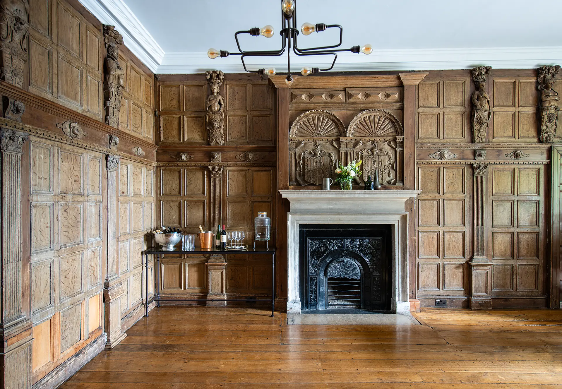 Pelham House corporate events panelled room