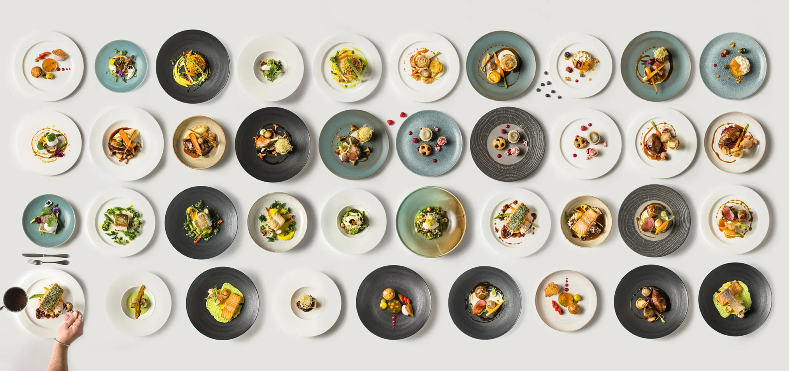 pelham house chefs table dishes